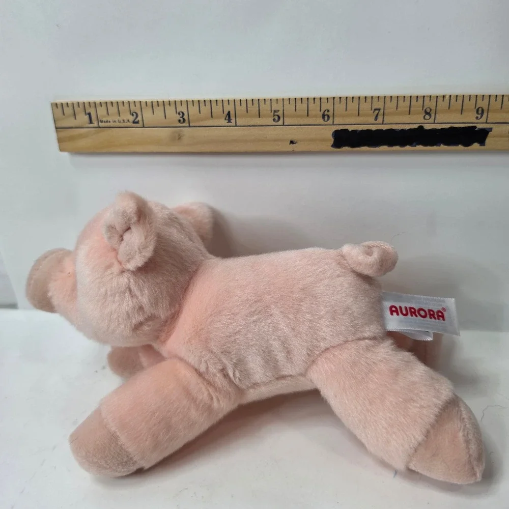 Aurora World Pink Pig Plush Stuffed Animal 8